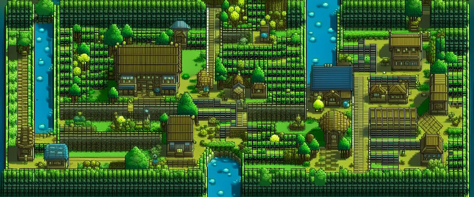 bird eye rpg maker map