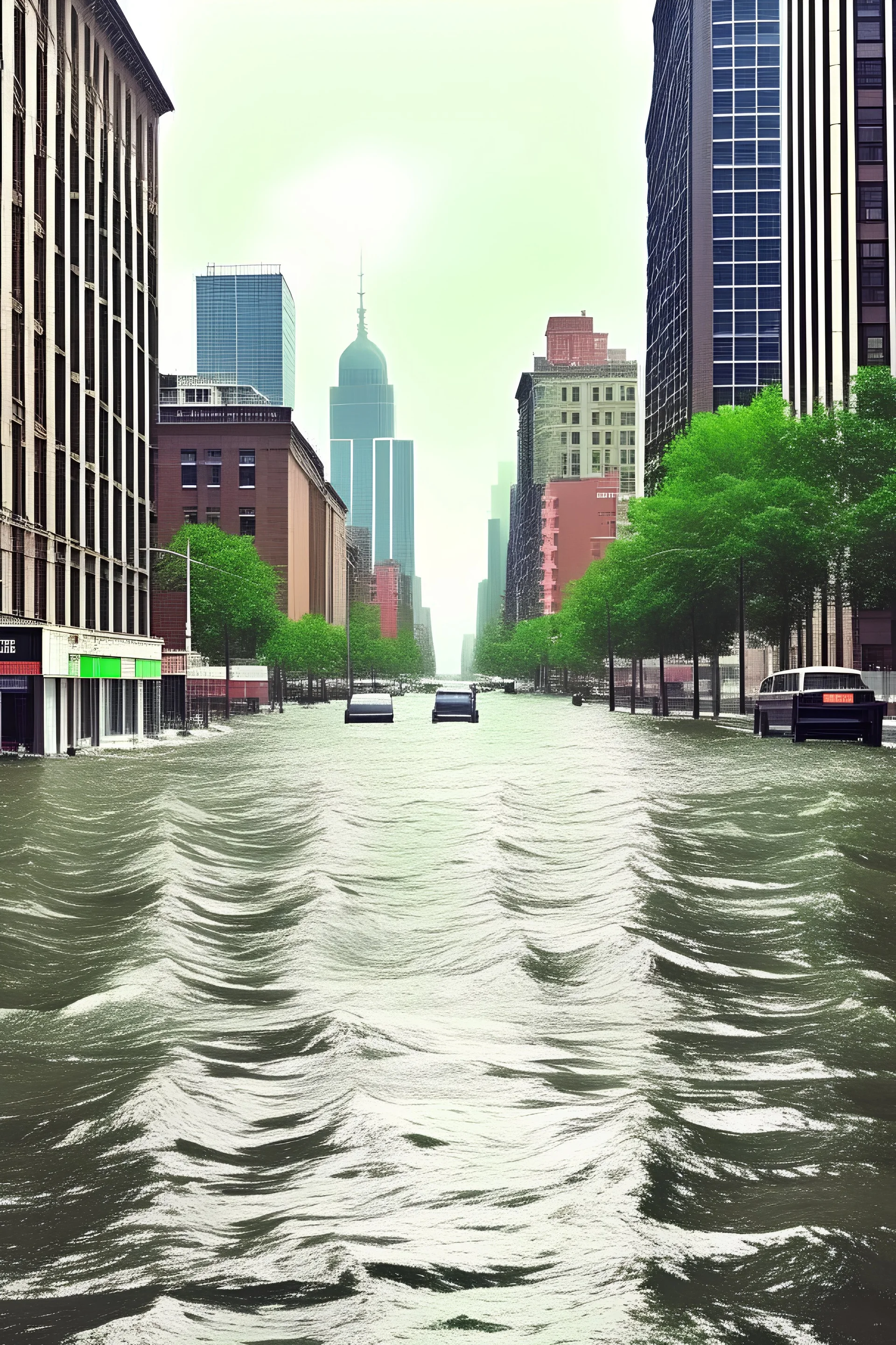 New York flooded photo