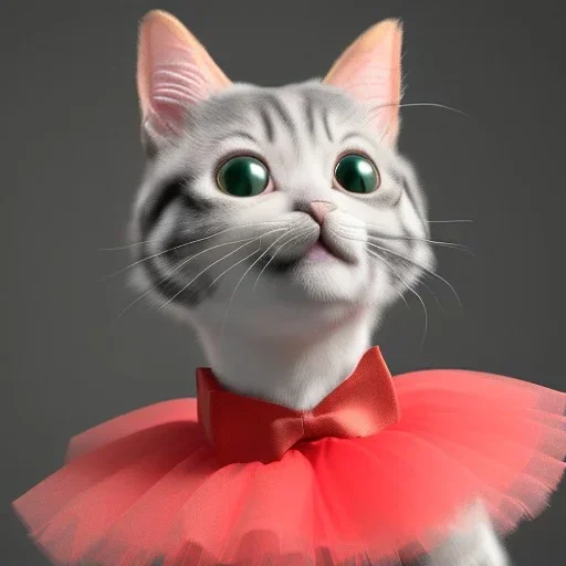 Cat in a tutu