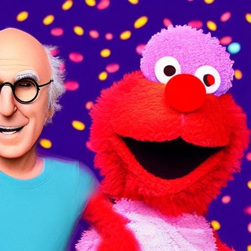 Larry David and Elmo roll on MDMA at a rave