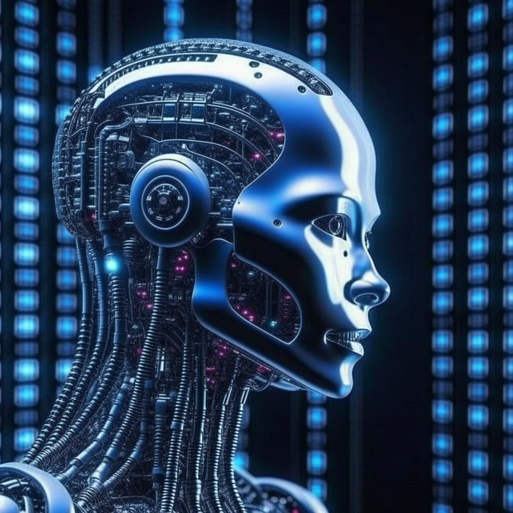 Technology of the future Show the world what it will be like when artificial intelligence comes