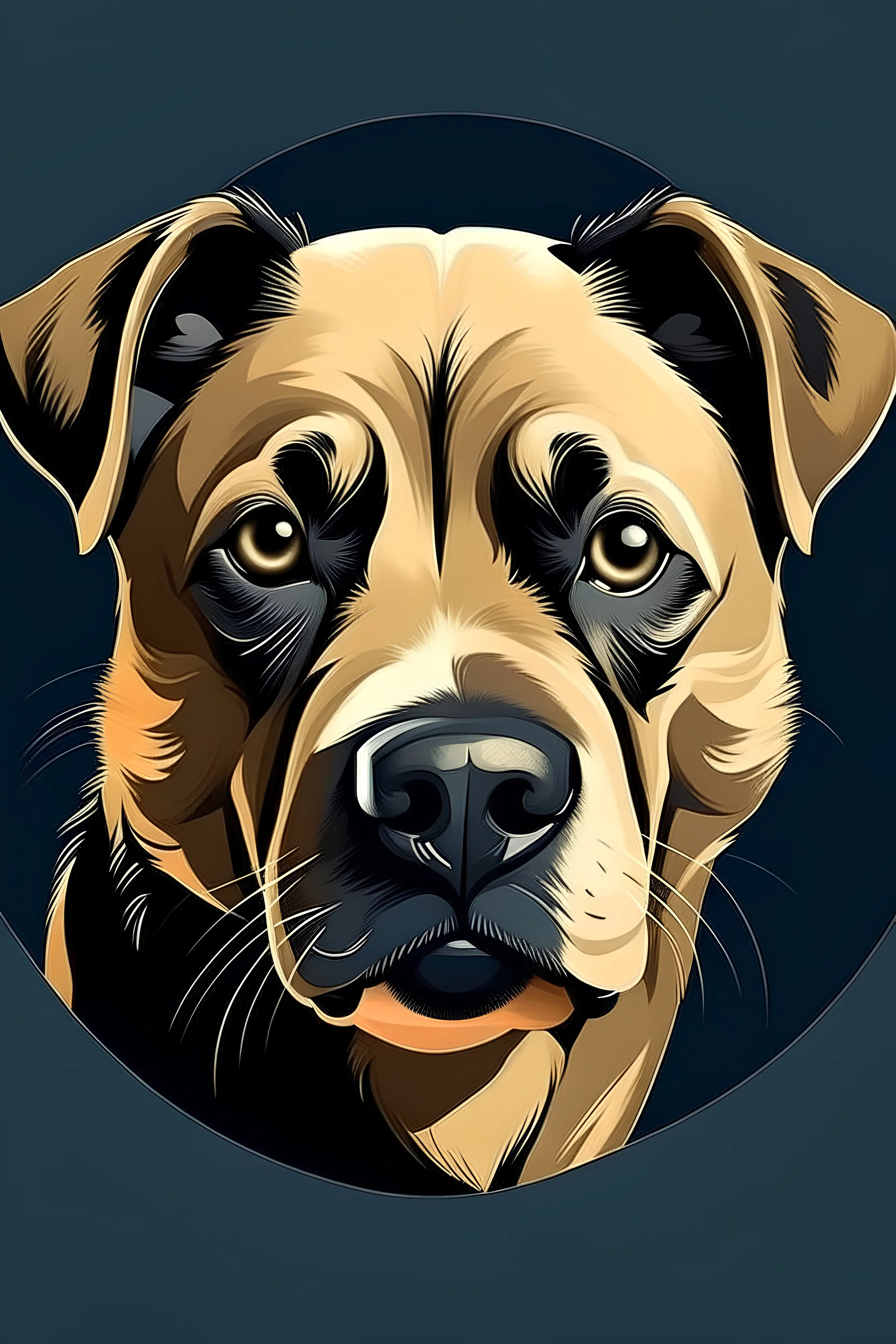 create an image of dog puck