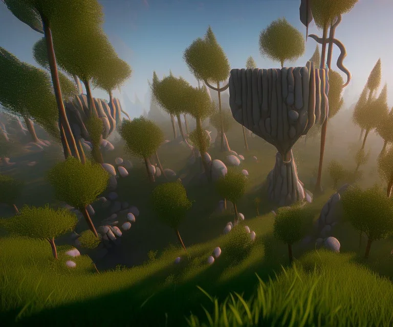 World in the hourglass, Unreal Engine 5