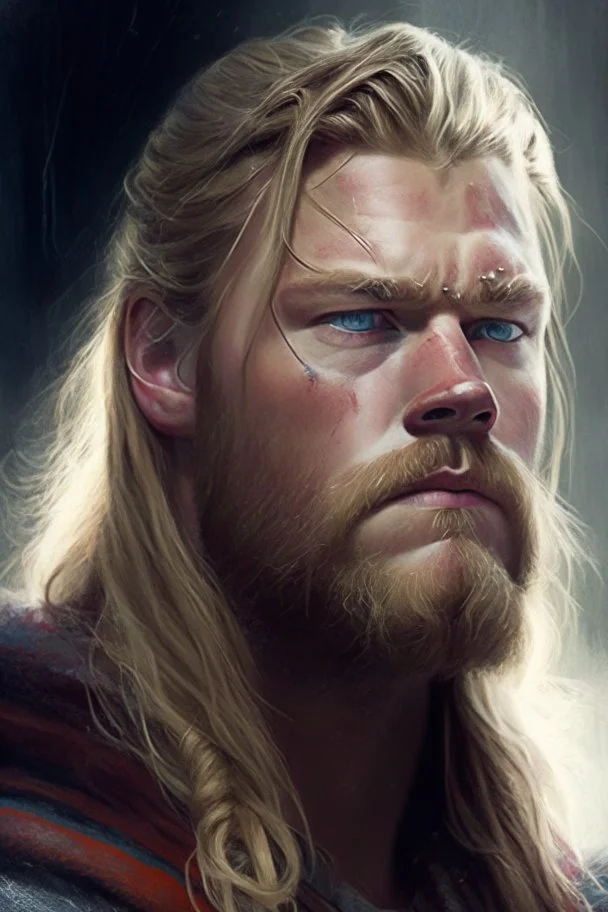 A portrait of Thor