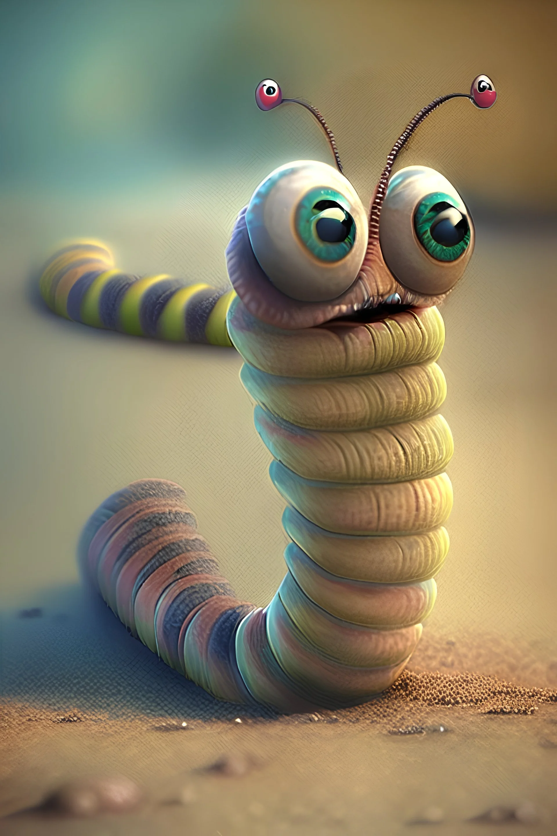 Funny little worm