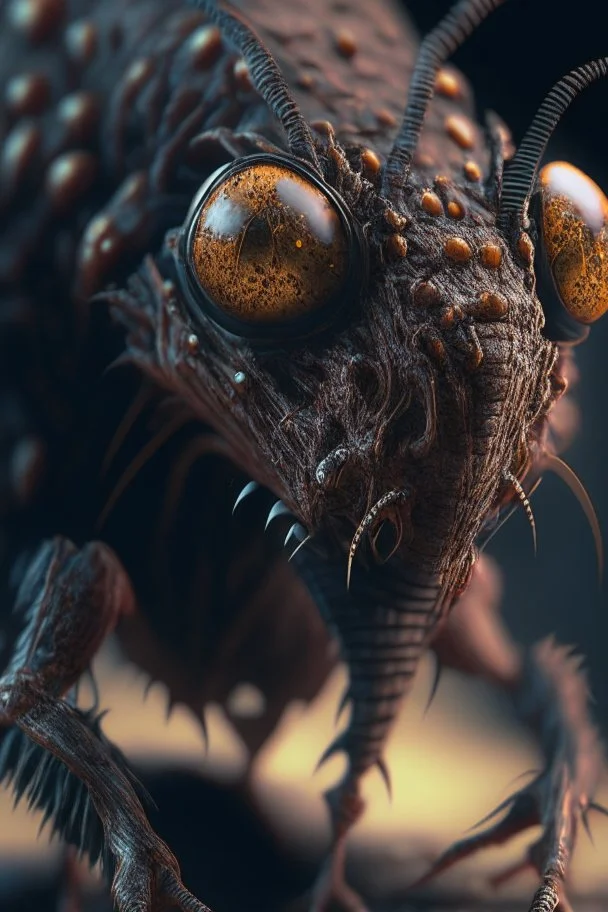 Vermin creature ,cinematic, realistic, intricate details, photorealistic, octane render, 8k, artstation