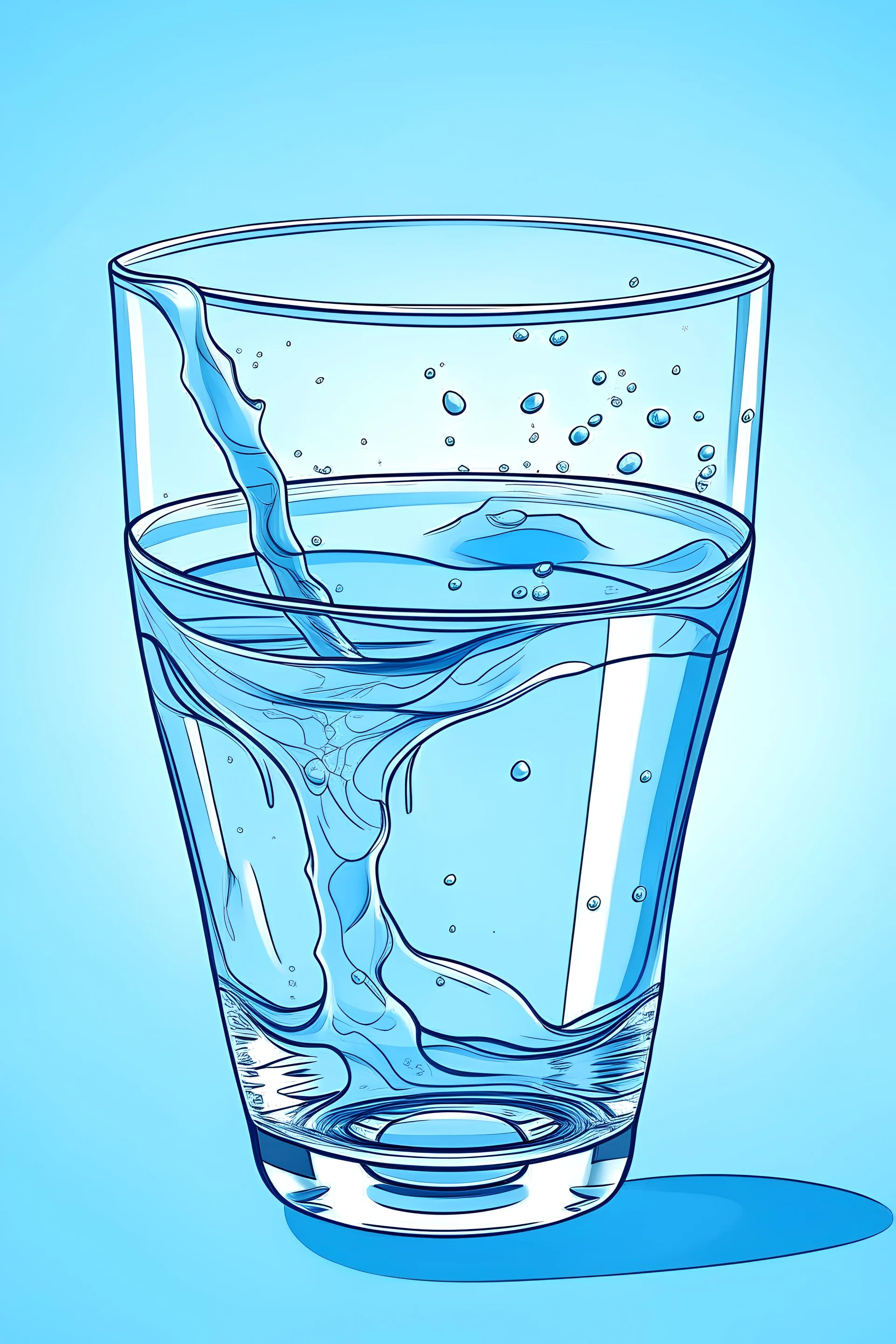 drink water illustration