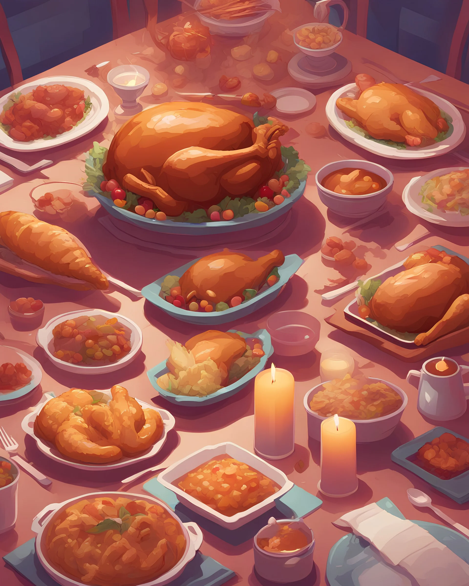 100+] Anime Thanksgiving Wallpapers | Wallpapers.com