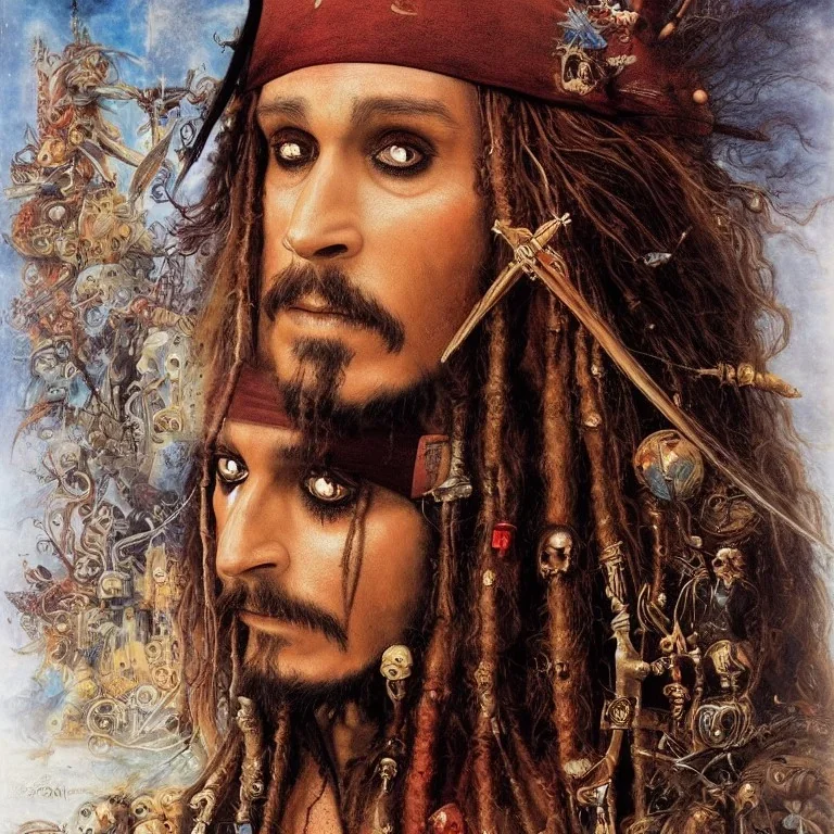 Captain Jack Sparrow,Da Vinci, Master Mahmoud Farshchian, Ismailoglu, End of Time, Pixley