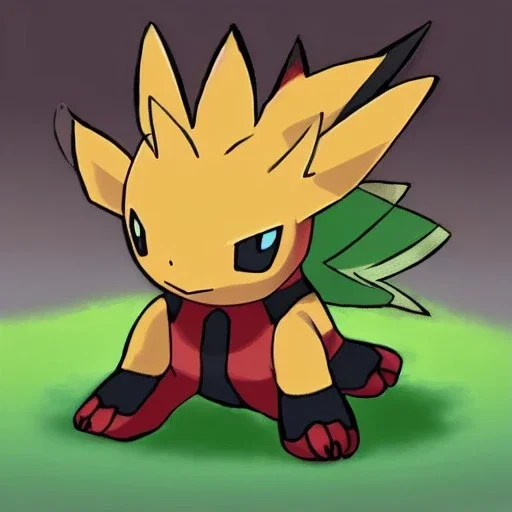 Fire grass pokemon baby