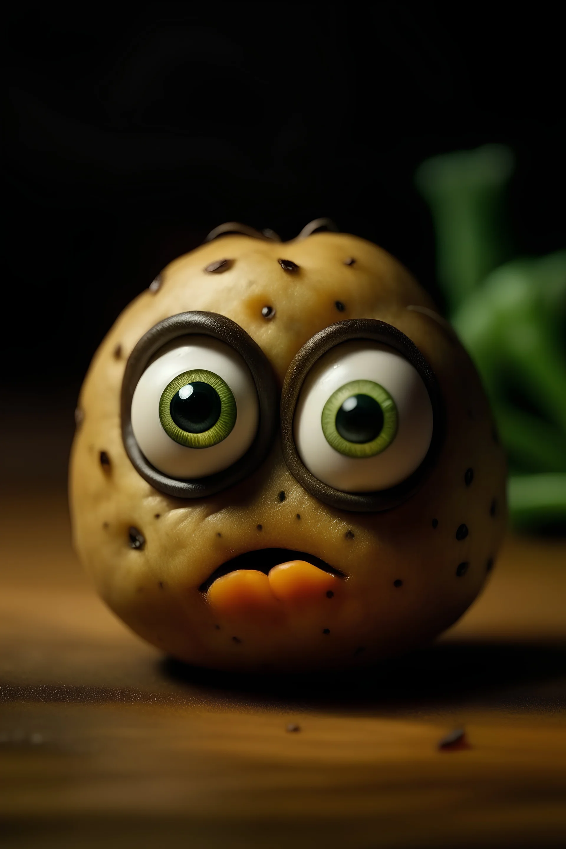 potato with eyes