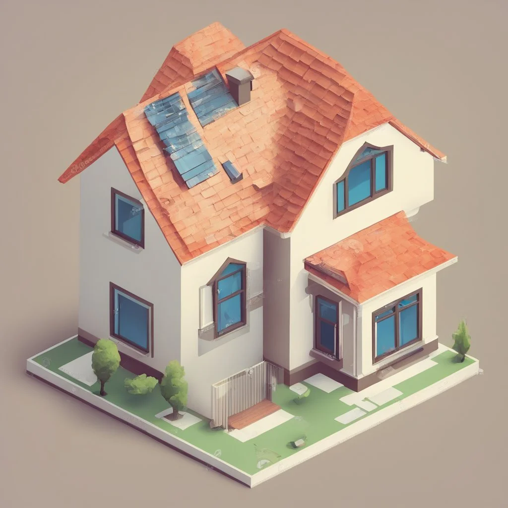 House planner icon creative