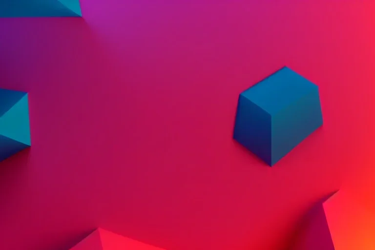 background geometric installation abstract rgb 3D