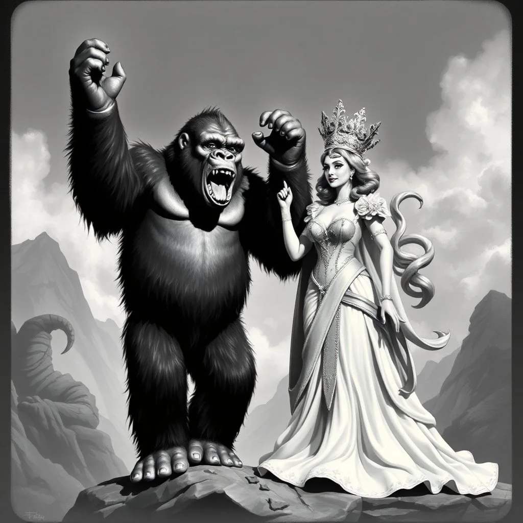 King Kong meets Queen Quong.