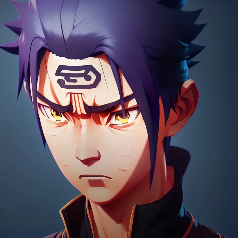 isometric clean art of naruto, soft lighting, high definition, unreal 5,