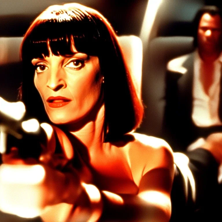 Pulp Fiction movie, scene, uma thurman