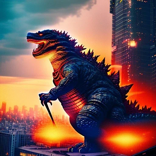 Godzilla destrói Tóquio