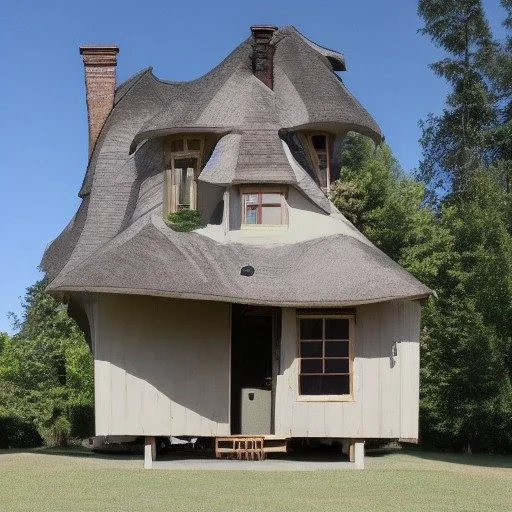 house with feet