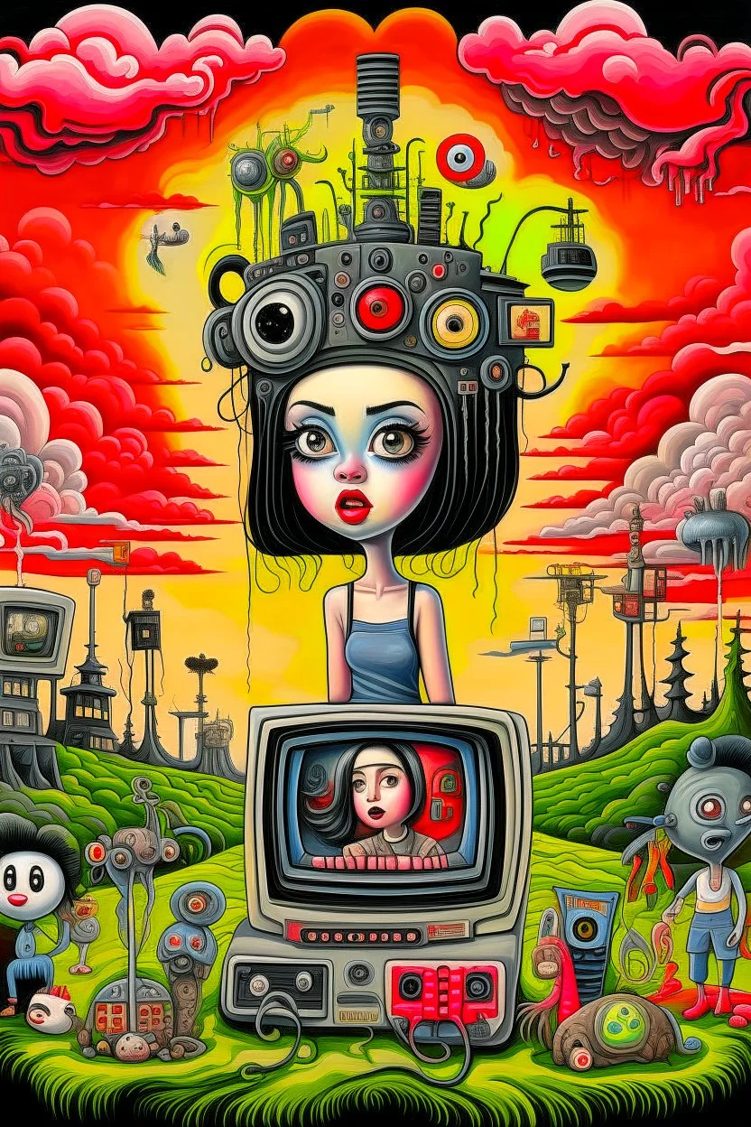 The media consumed is a mood organ; pop surrealism