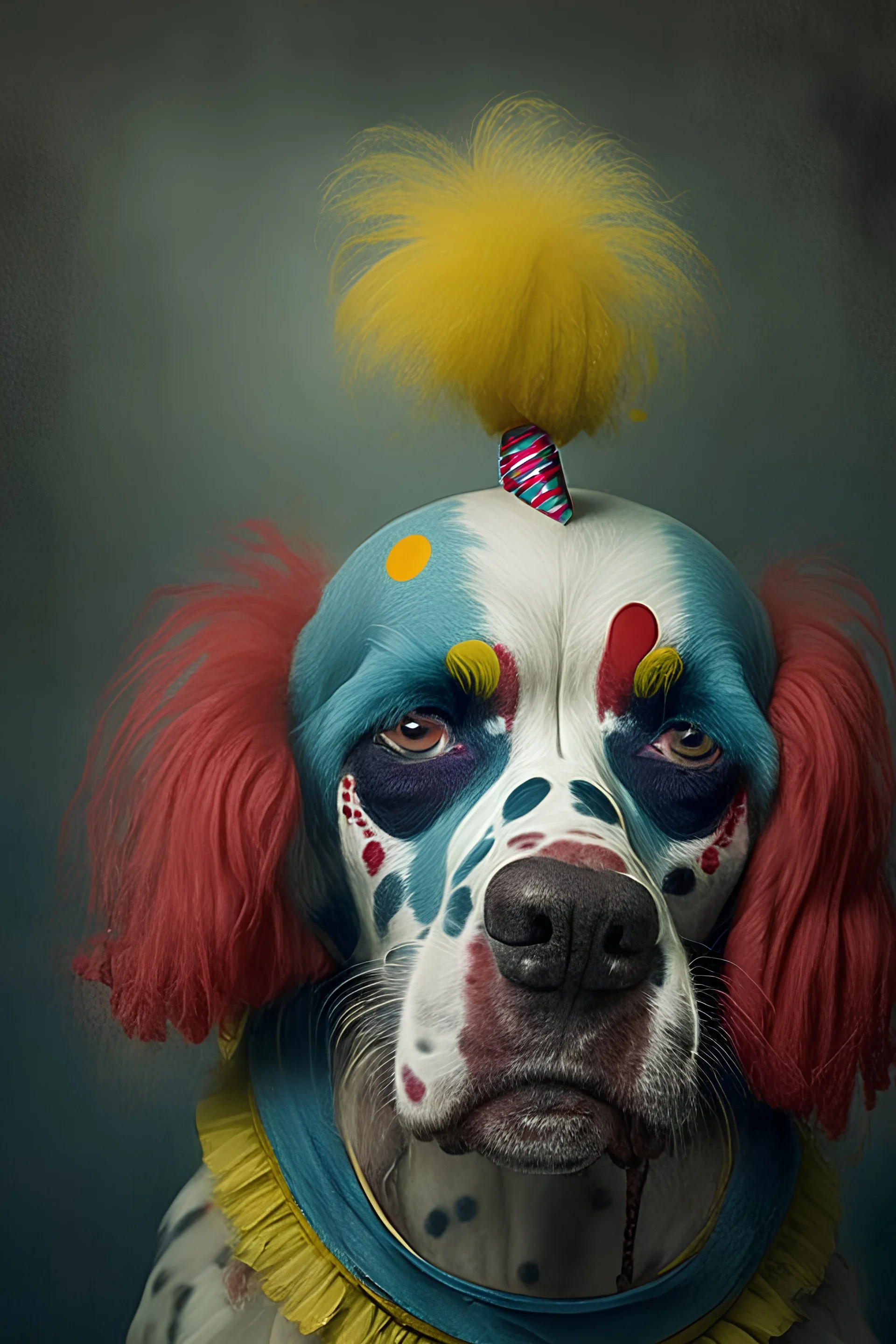 Perro payaso