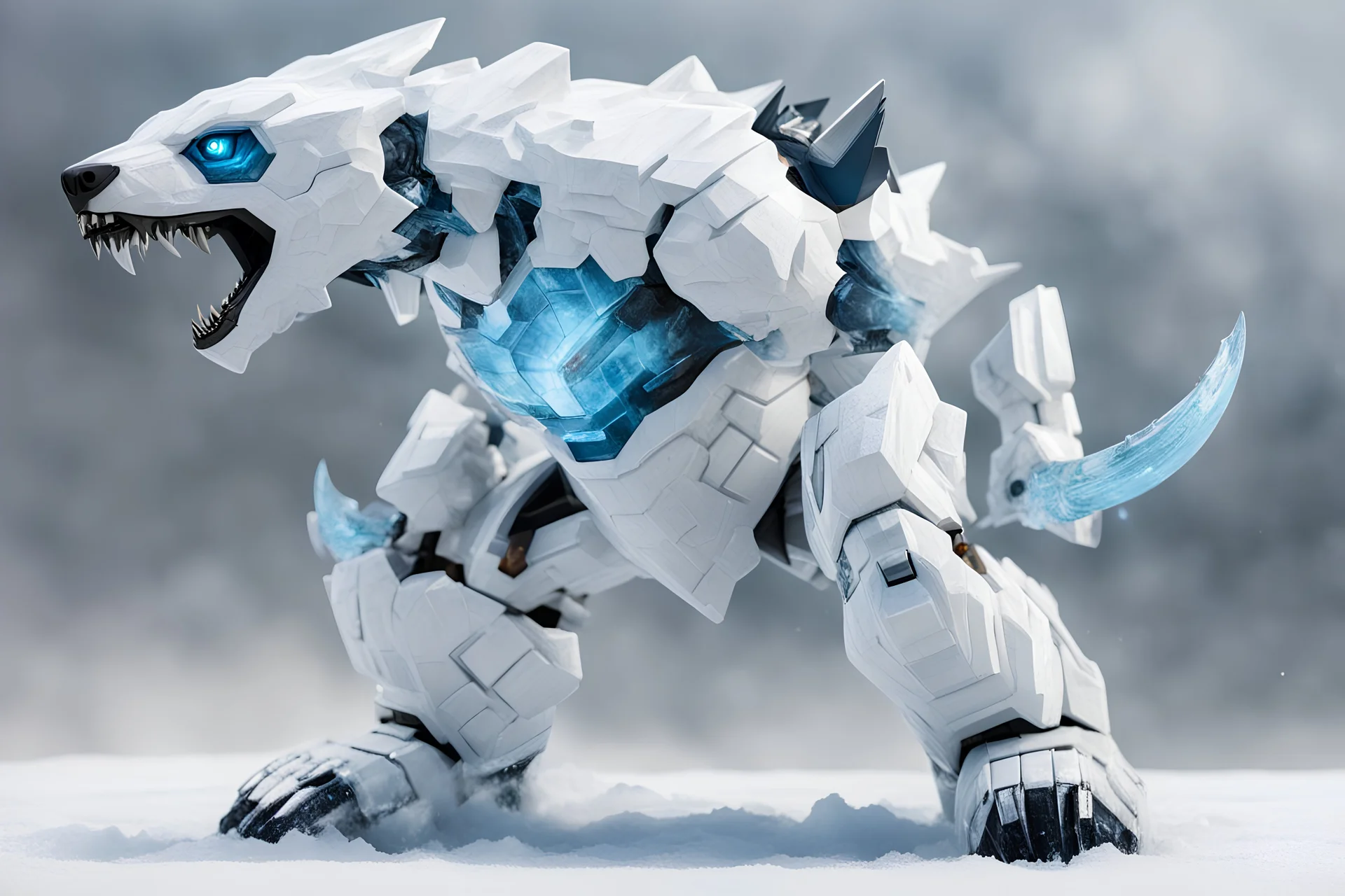 White bear Ice Zord