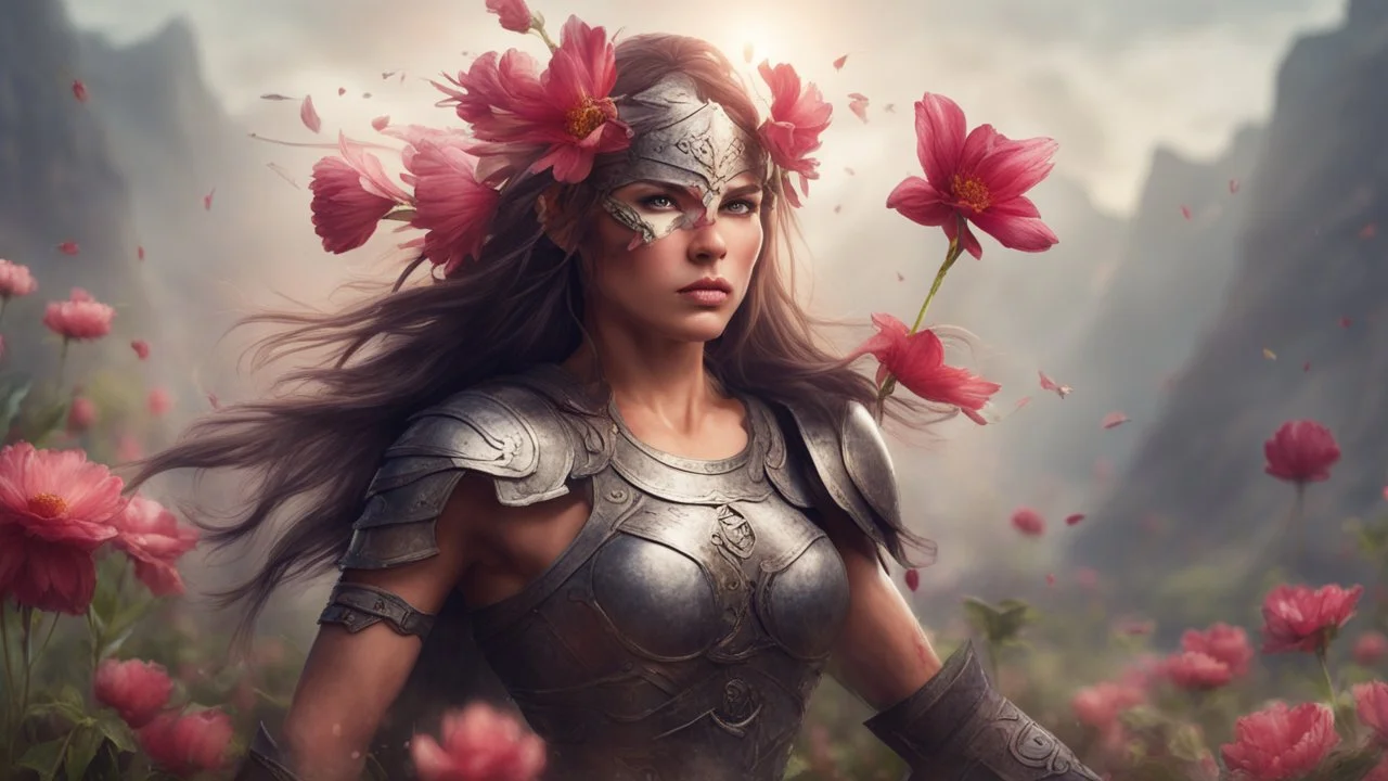 Warrior Woman, flower