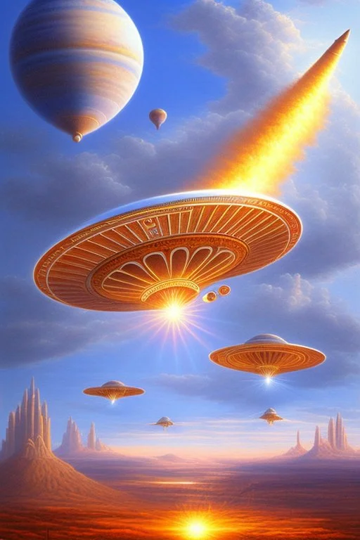 Very beautiful ufo, futurist, intergalactic, mother ship, ashtar command, interdimensionnal