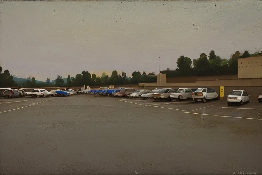 parking lot by andrea del sarto