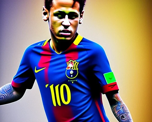 neymar as a baby, 3d art, portrait, 8k resolution