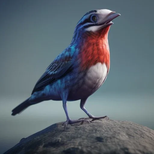 Bird unreal 5, octane render,cinema4d, dynamic lighting, dramatic lighting, 4k, redshift render, highly detailed, hyper realistic, in space