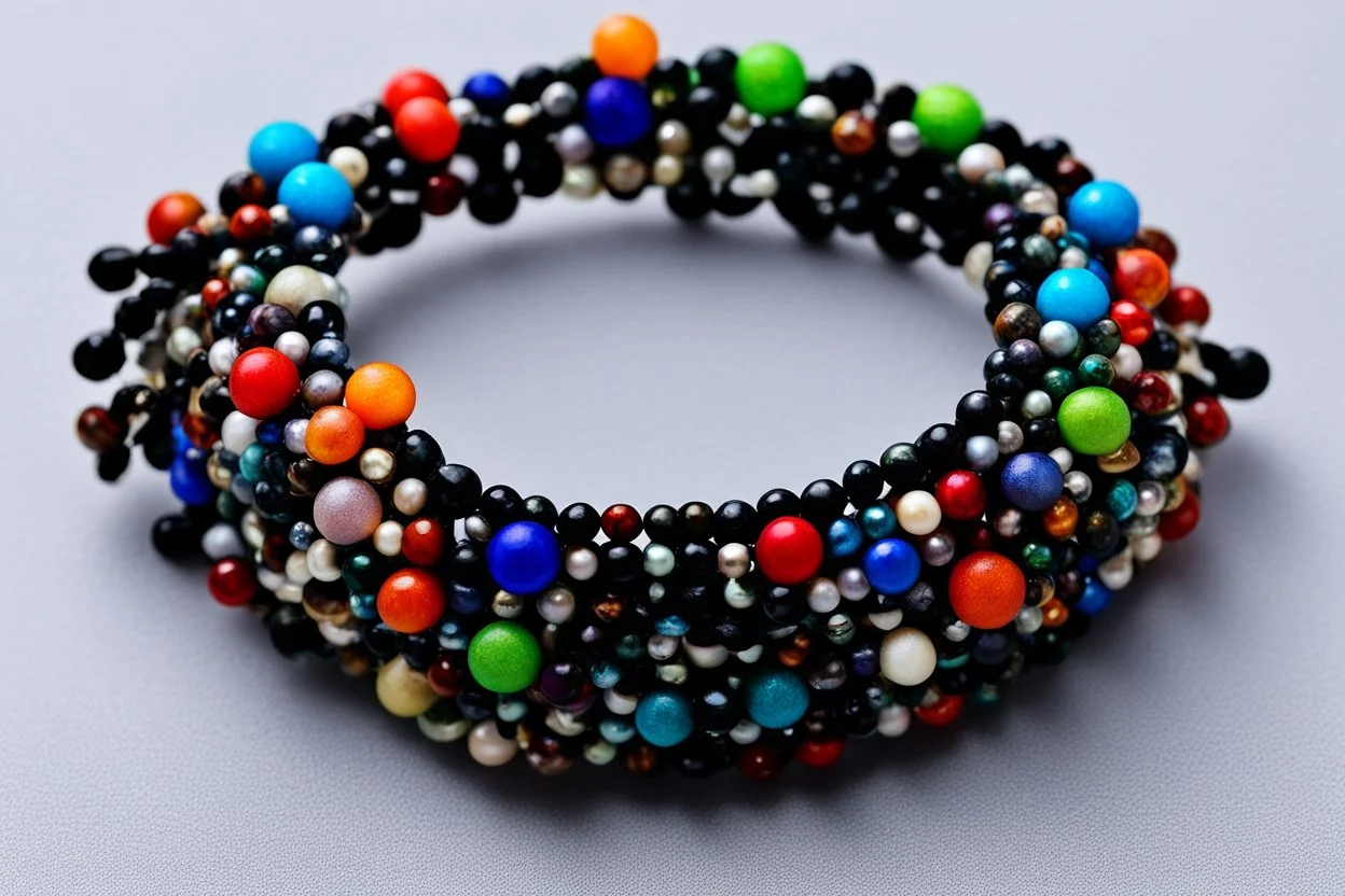 saturation by infinite layers of Beaded bracelet on the screen [randomness, Beaded bracelet, full of dices, small skulls] The sacred knowledge, visions and sensations. birth and death of Beaded stars, the intricate dance of life and death bracelet beyond the physical realm, connecting with the great cosmic Beaded pearls of life. The boundaries between your wrist and the universe dissolve. the pearls and feelings of every randomness on this world, from the smallest microbe to the largest creatur