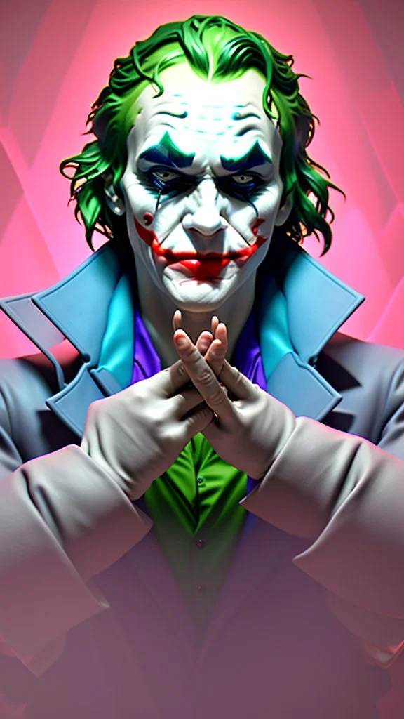 joker, high delicate defined details, beautiful, atmospheric, matte, 3 d 8 k octane rendered, sharp focus, illustration, high detail, ultra realistic, highly saturated colors