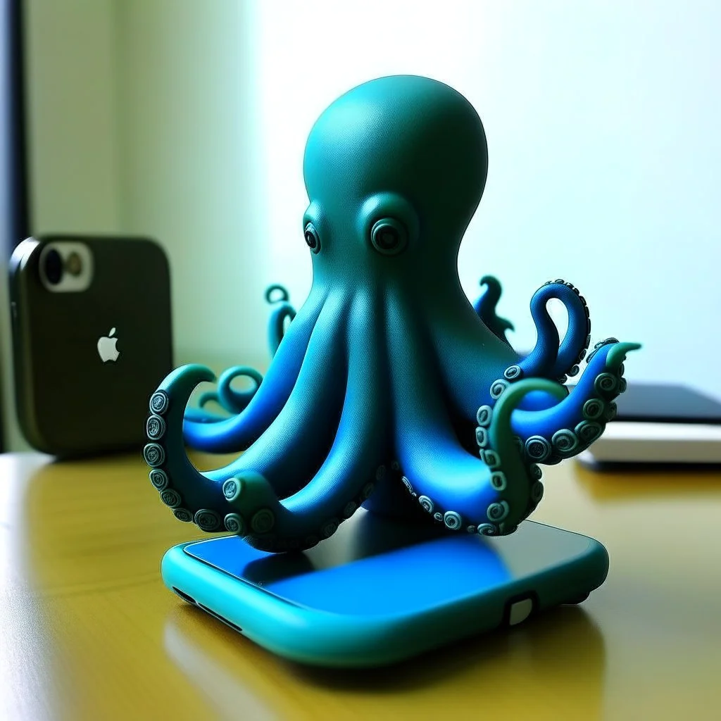 اخطبوط ماسك هاتف