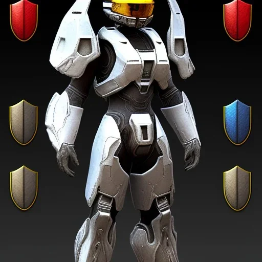 Choose a base for your armor design. There are several different types of armor worn by characters in the Halo universe, including the Mark VI, Mark V, and Mark IV. Each one has its own unique appearance and features, so choose the one that you think would best suit your character.