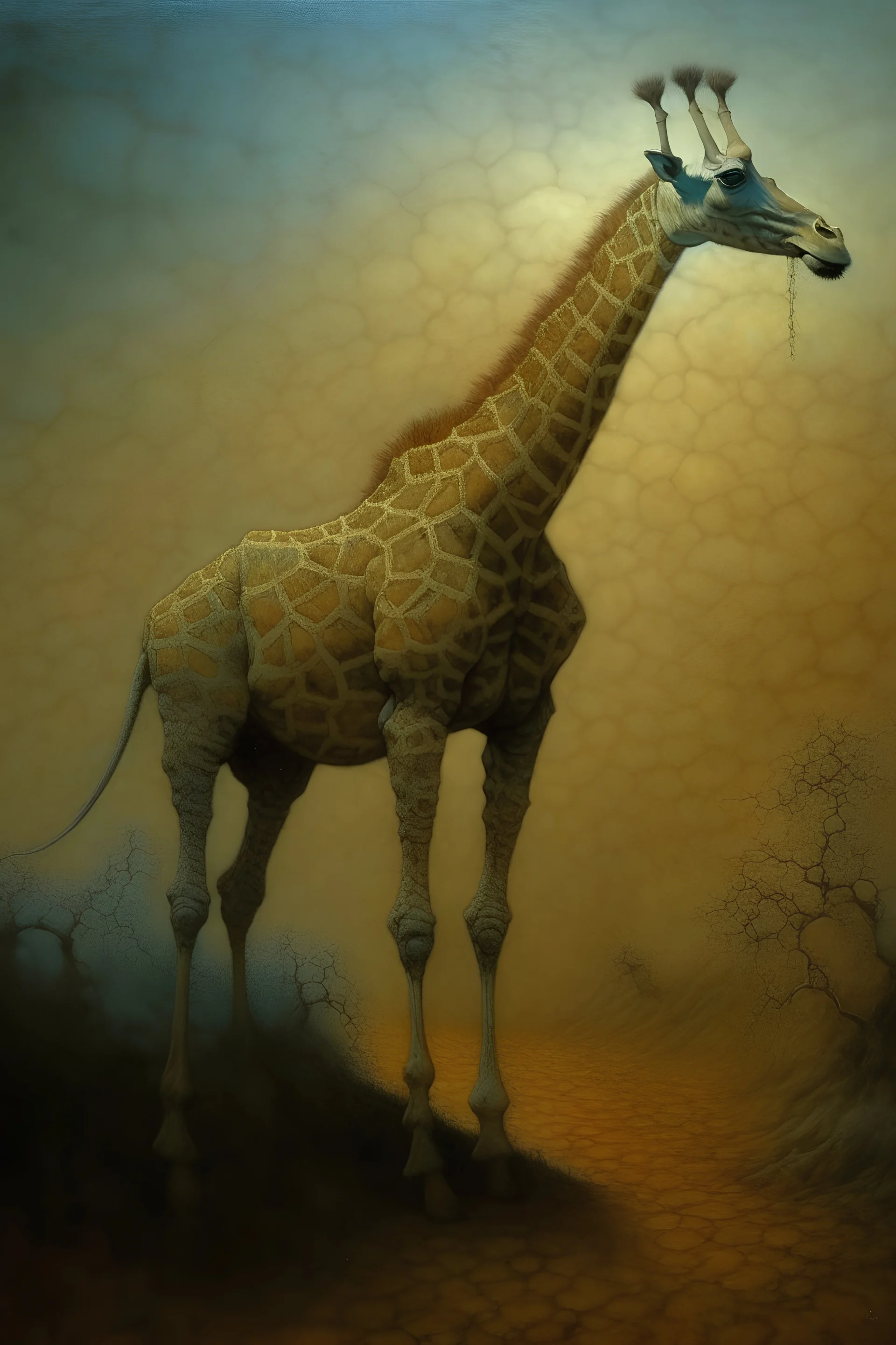 girafe by Beksinski