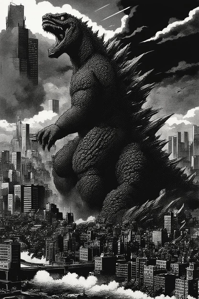 godzilla destroying tokyo