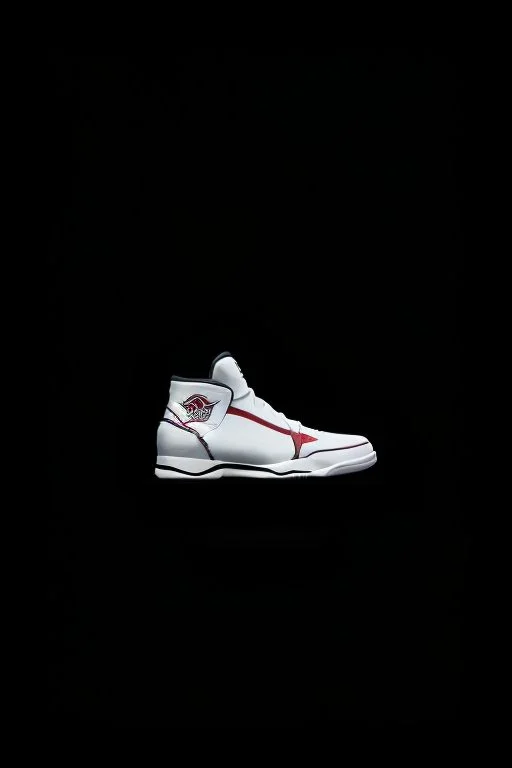 A red Jordan nfl sneaker, futuristic and amazing