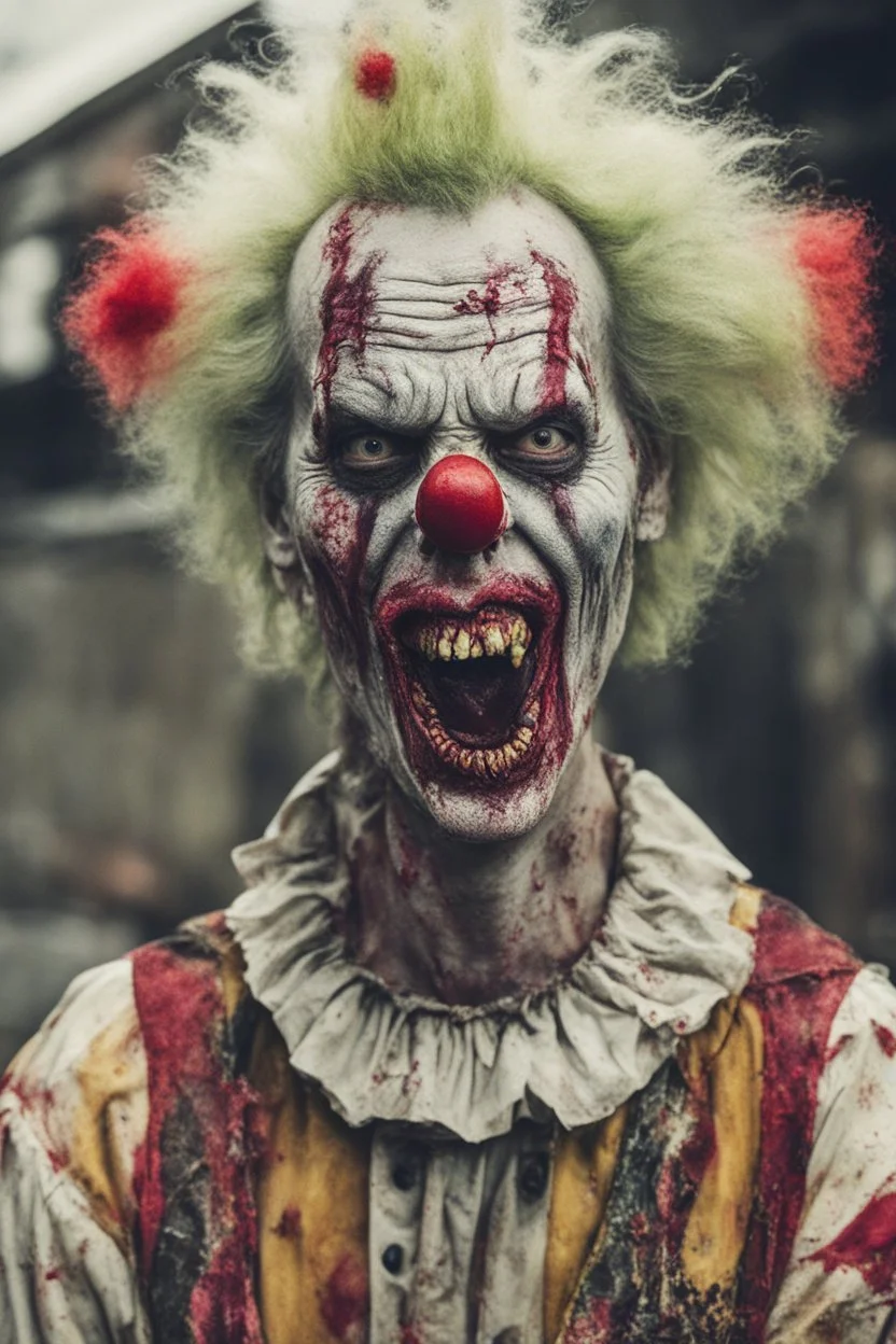 A zombie clown