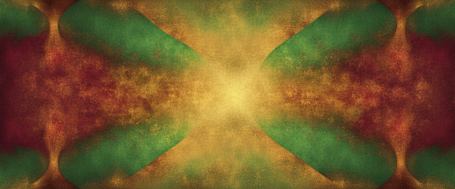 Hyper Realistic Brown-Green-Maroon-&-Golden Groovy-Retro Grungy Multicolored-Texture with glowing-golden-embers