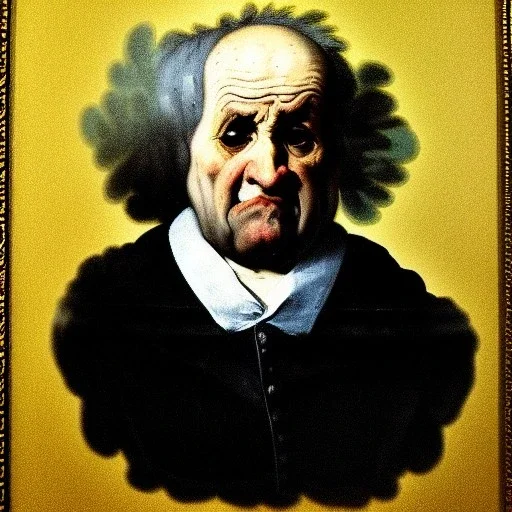 portrait of a old man Francisco de Goya Style