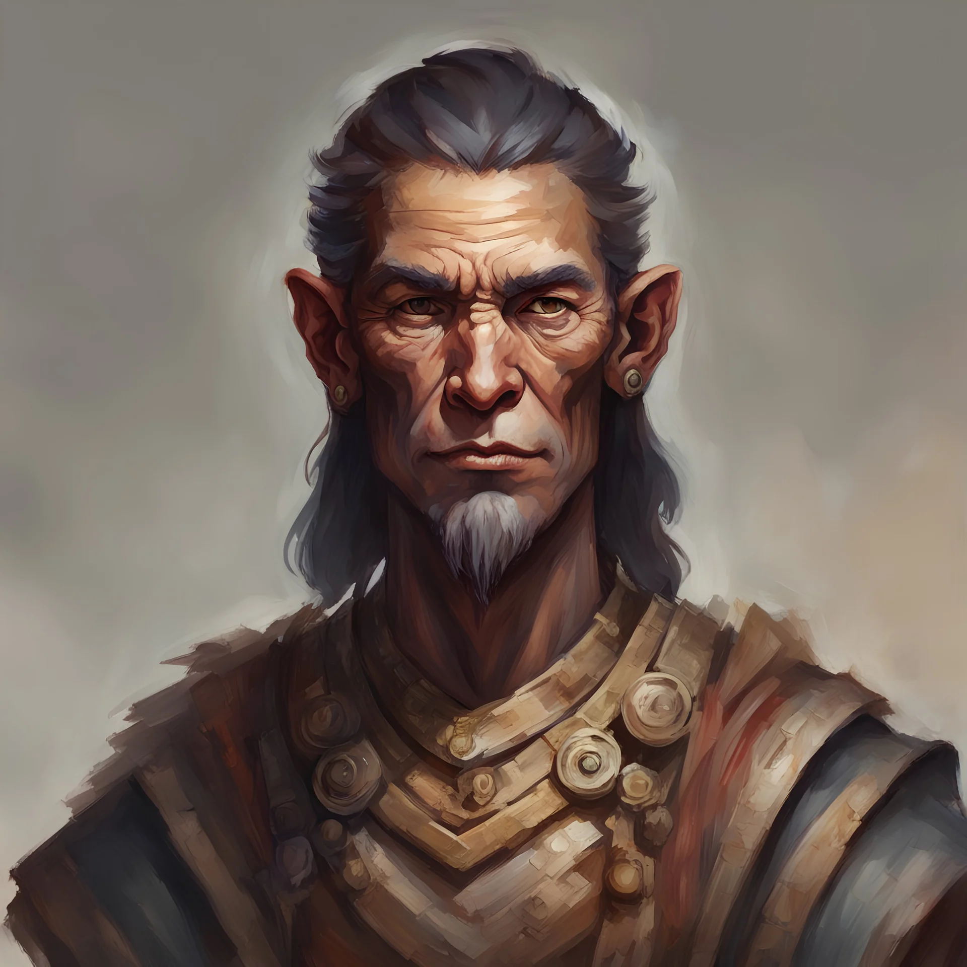 dnd, portrait of ancient human