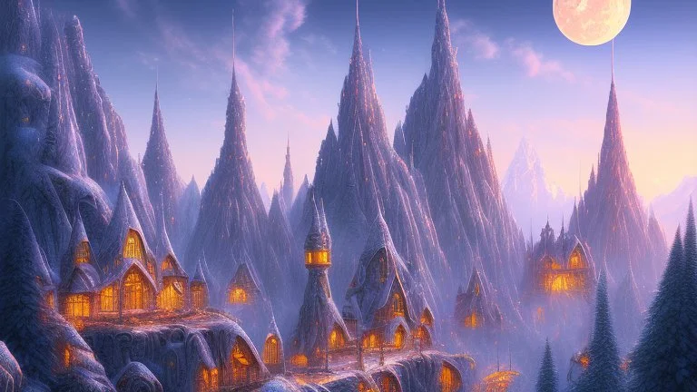 city of the elves in the mountains