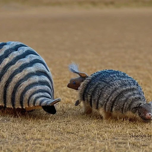 Furry Armadillos playing