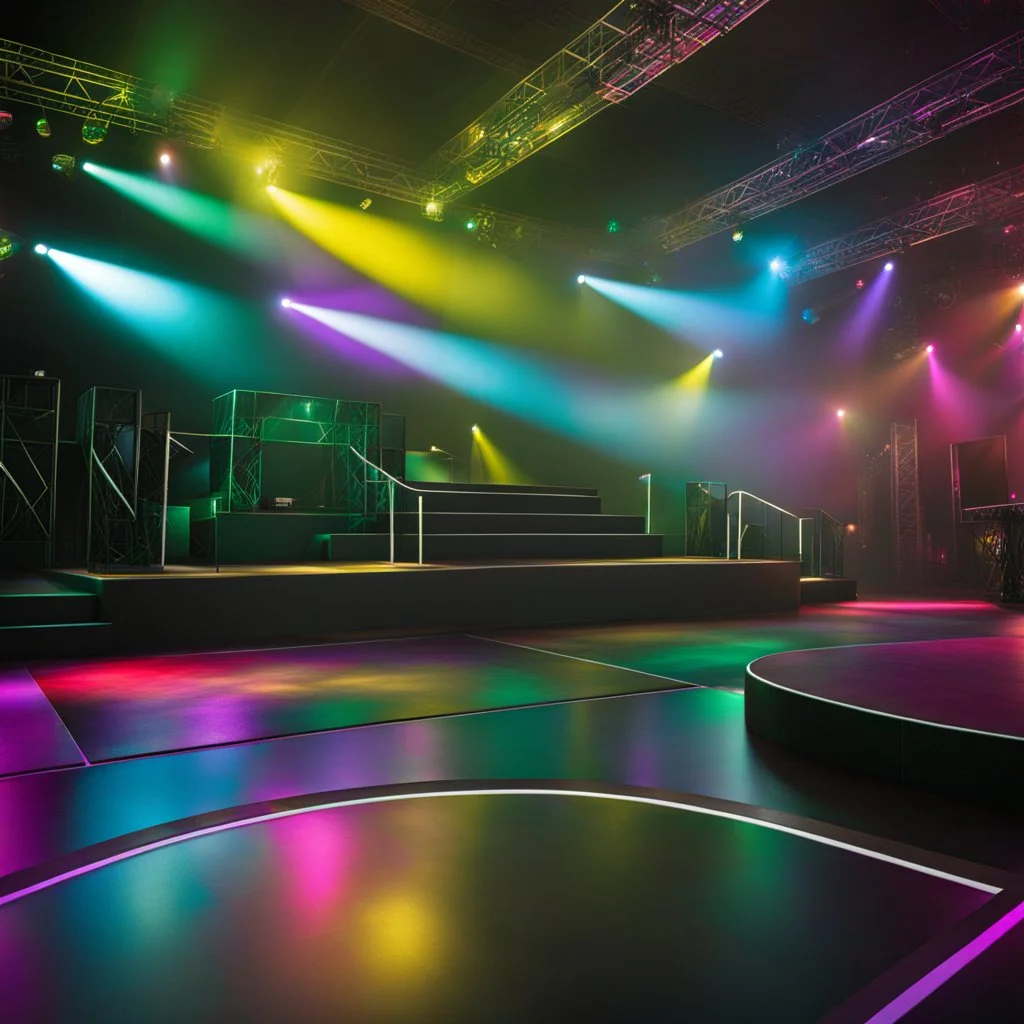 nice disco stage