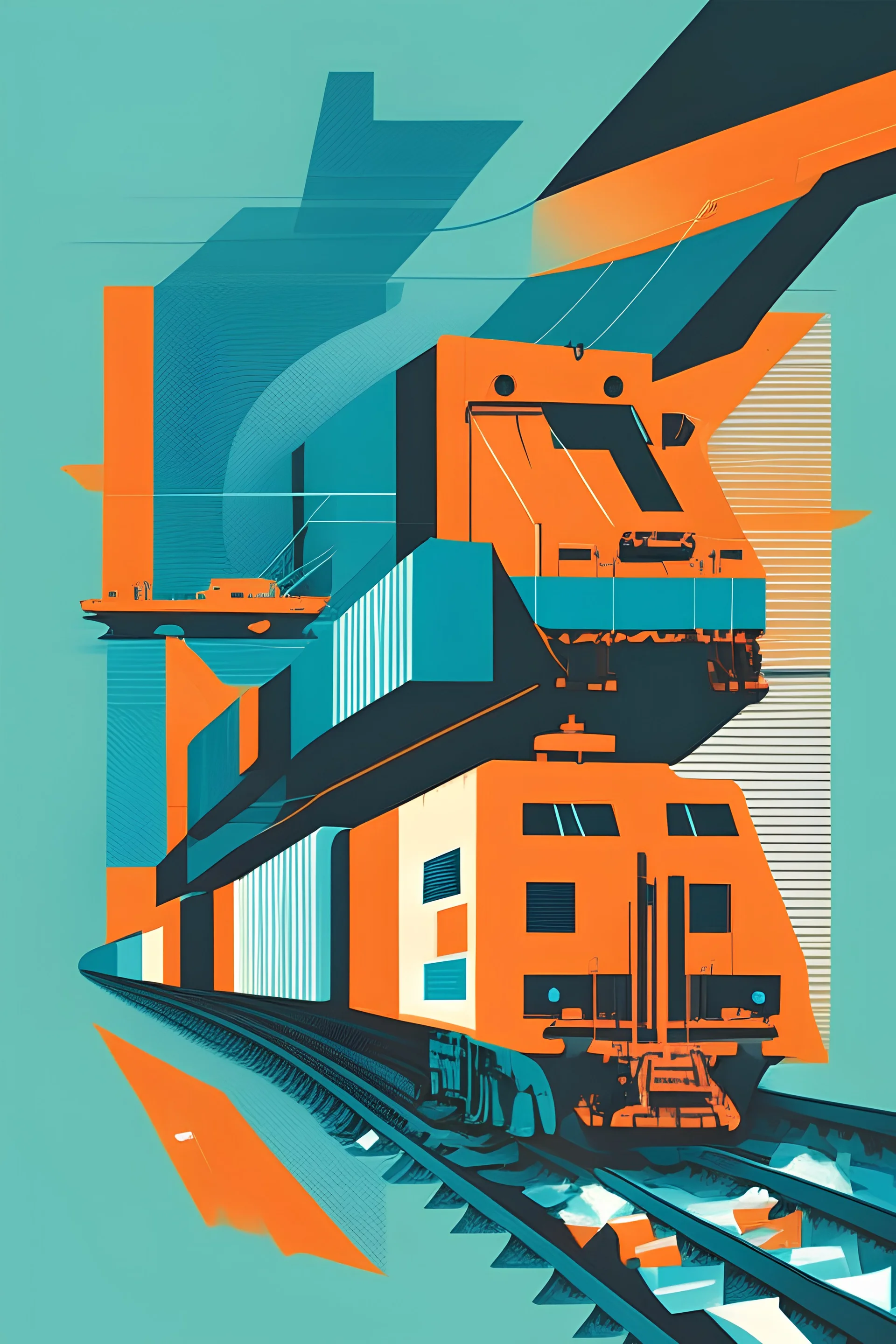 intermodal process in Vector style