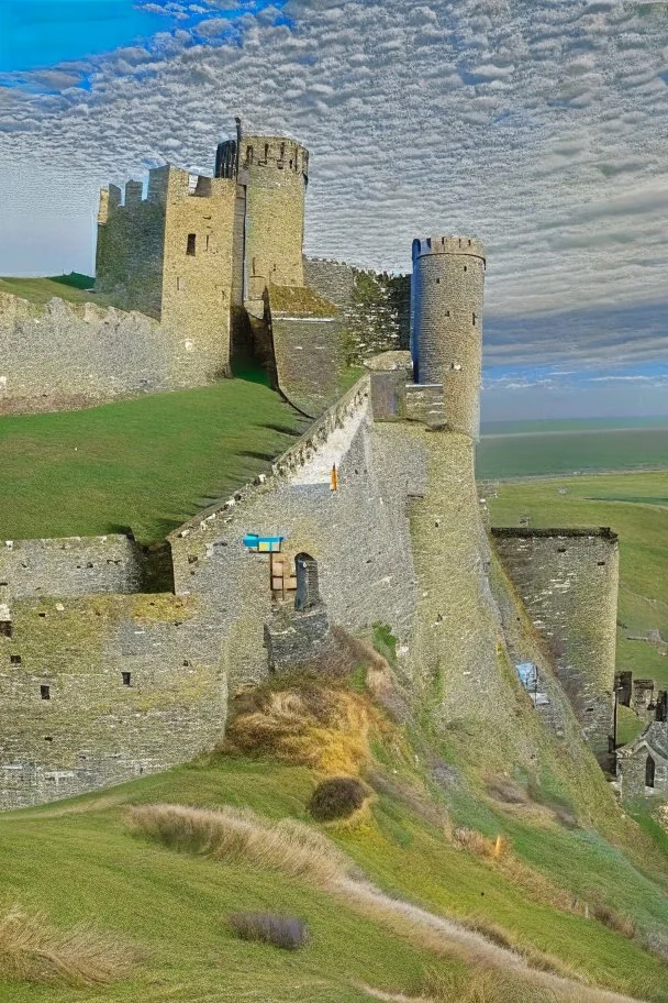 Hastings castle in full tenth century glory