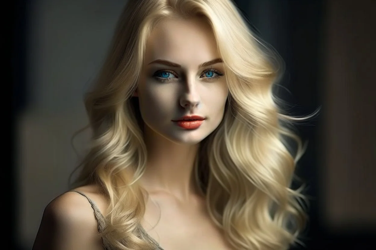 beautiful blonde woman