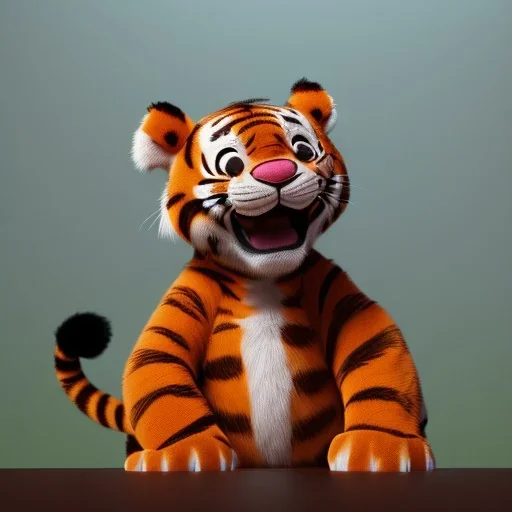 funny tigger illustration