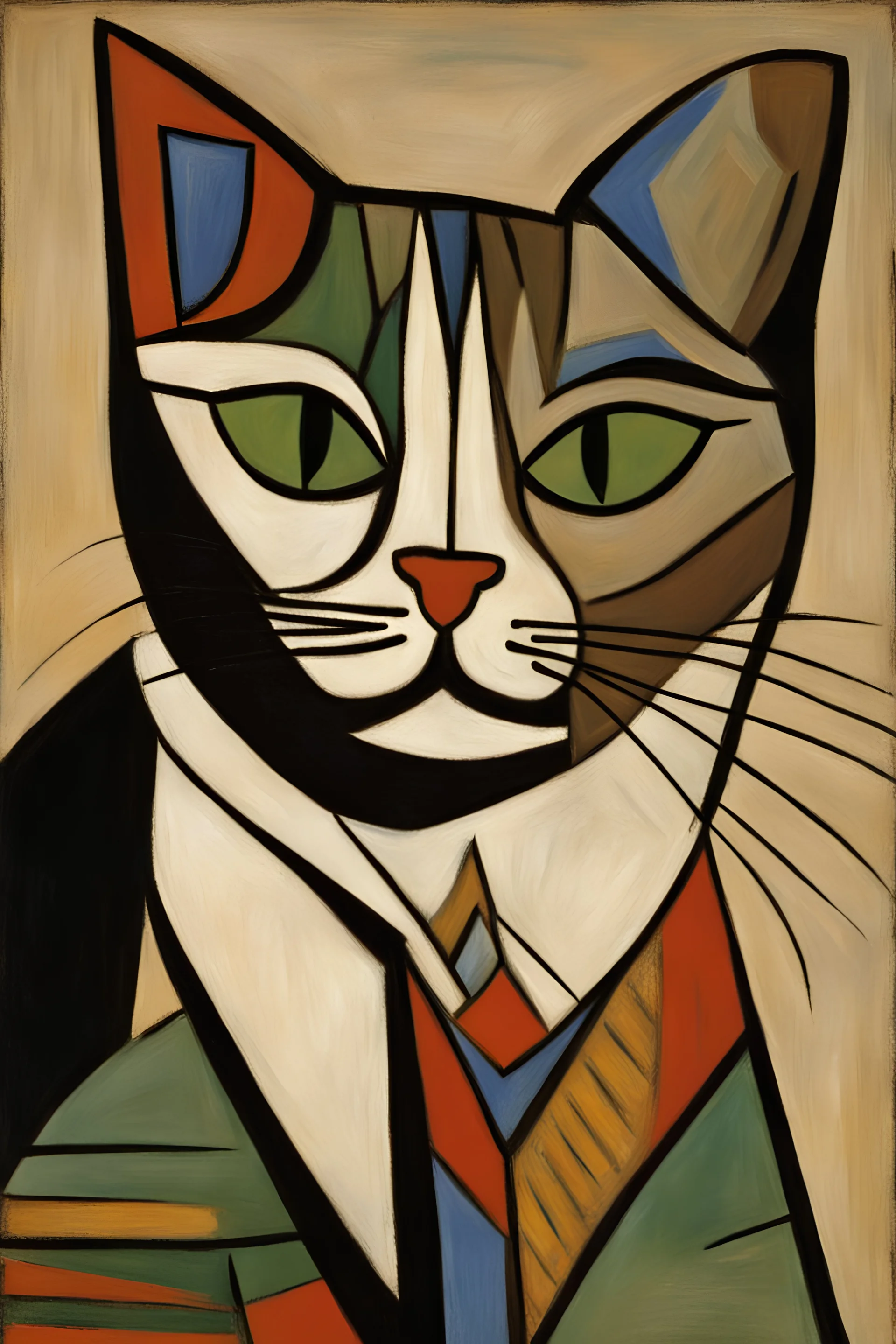 Portrait of a cat by Picasso