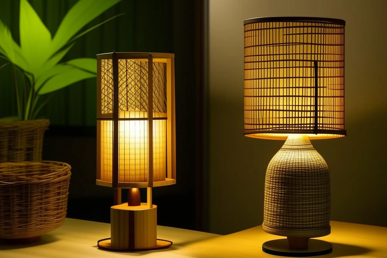 bamboo designs lamps